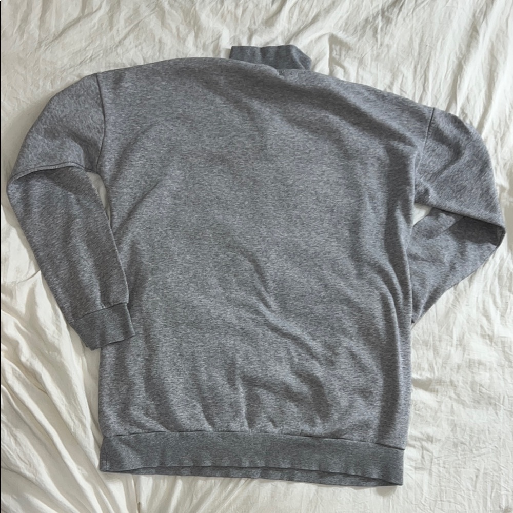 Adidas Women's Essentials Gray Quarter Zip - Picture 4 of 4